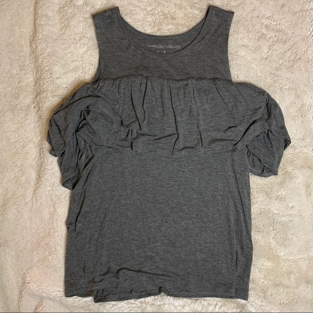 GRAYSON/THREADS ruffled tank top